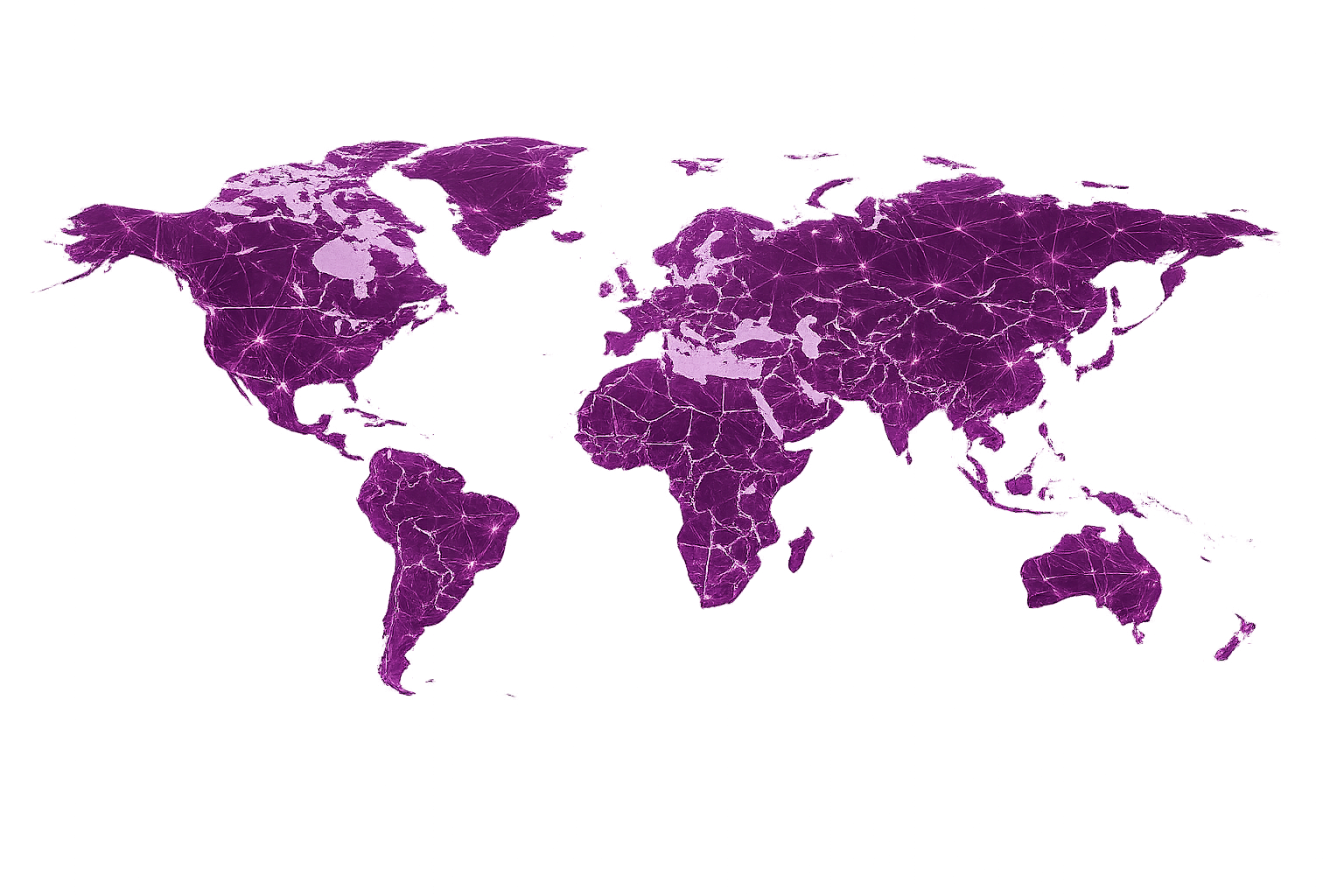 World map showing real-time Nitelive activity
